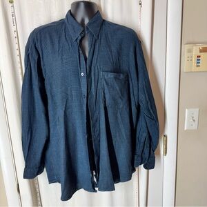 Vintage Perry Ellis Men's Flannel Like Shirt